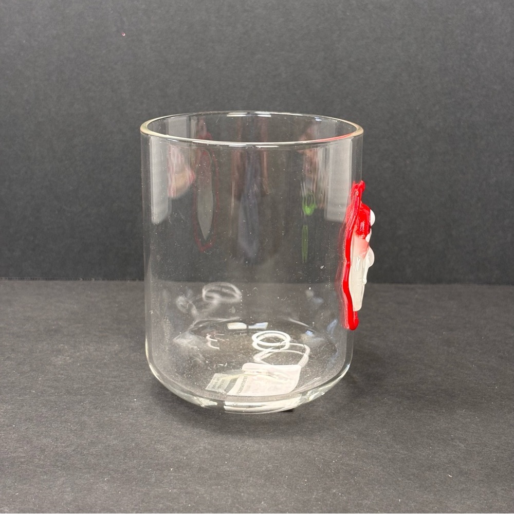 Anthropologie Love Notes Holiday Juice Glass Santa NWT - Picture 4 of 8